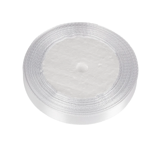 Bellatex Stuha saténová 12 mm, 22,5 m Bílá