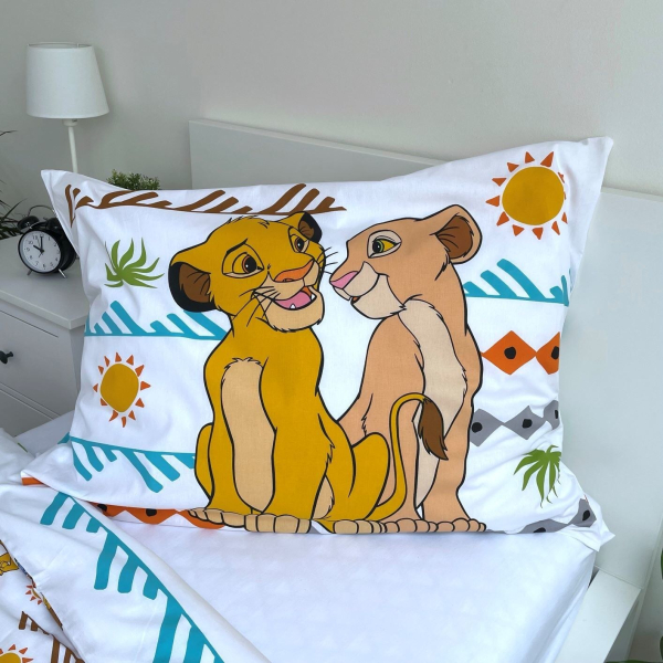 Jerry Fabrics Povlečení Lion King Afrika 140x200, 70x90 cm