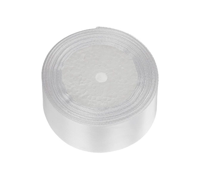 Bellatex Stuha saténová 40 mm, 22,5 m Bílá