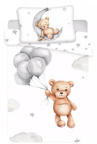 Jerry Fabrics Povlečení do postýlky Medvídek 02 baby 100x135, 40x60 cm