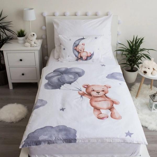 Jerry Fabrics Povlečení do postýlky Medvídek 02 baby 100x135, 40x60 cm