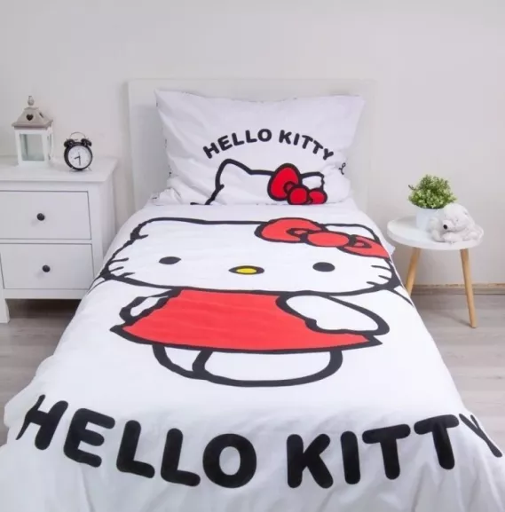 Jerry Fabrics Povlečení Hello Kitty 140x200, 70x90 cm