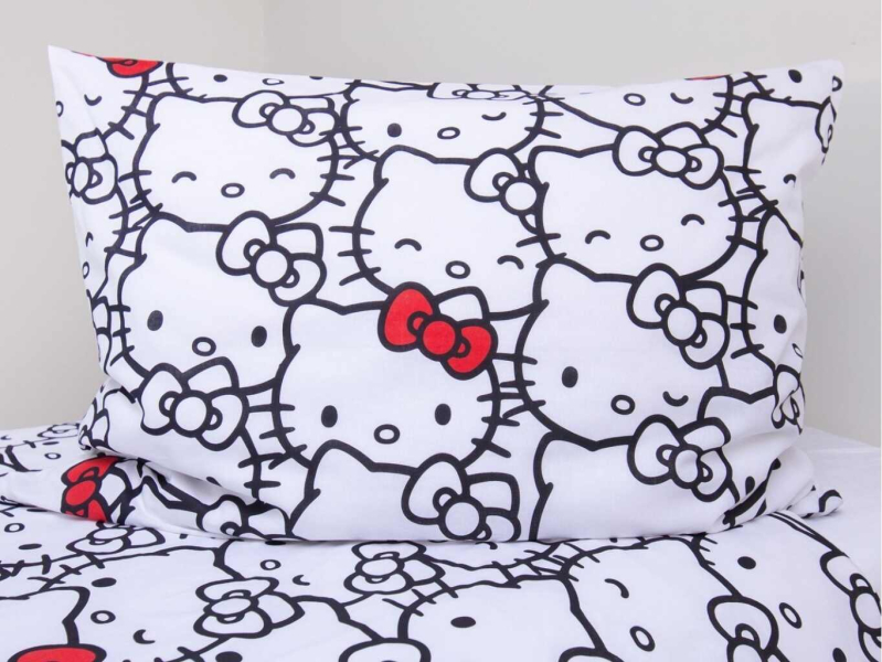 Jerry Fabrics Povlečení Hello Kitty 140x200, 70x90 cm