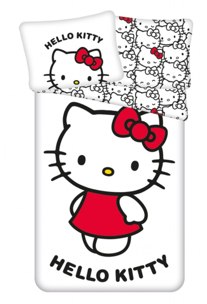 Jerry Fabrics Povlečení Hello Kitty 140x200, 70x90 cm