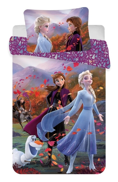 Jerry fabrics Disney povlečení do postýlky Frozen 2 "Wind" baby 100x135 + 40x60 cm 
