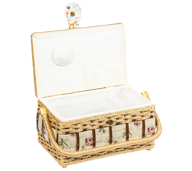 Bellatex BOX na šití 28x18x15 cm Režná,Starorůžová