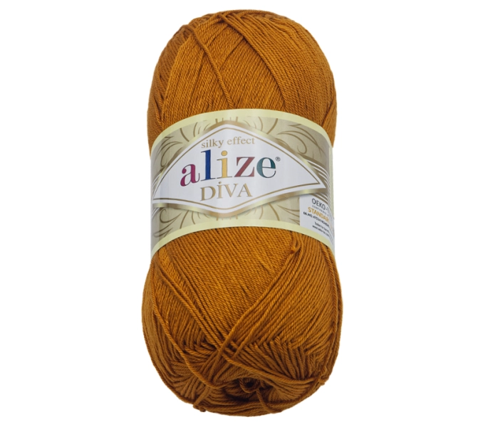 Bellatex Příze DIVA 100g / 350 m Skořicová