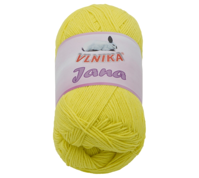 Bellatex Příze JANA 100g / 330 m Žlutá