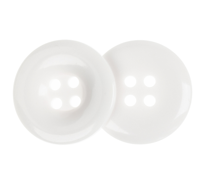 Bellatex Knoflík sada 6 ks průměr 28 mm Bílá