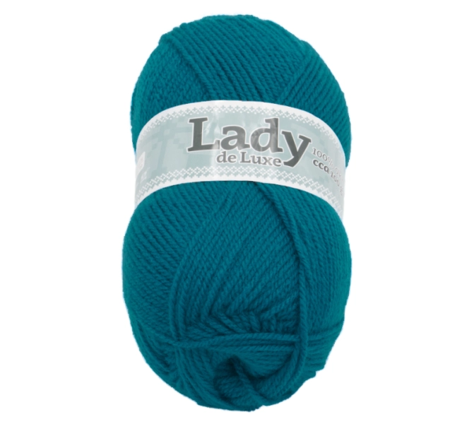 Bellatex Příze LADY de Luxe 100g / 238 m Modrozelená
