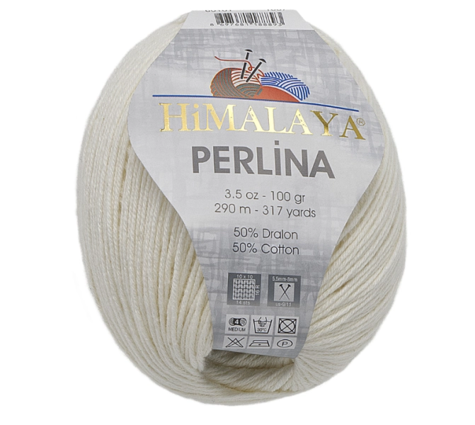 Bellatex Příze HiMALAYA PERLINA 100g / 290 m Bílá