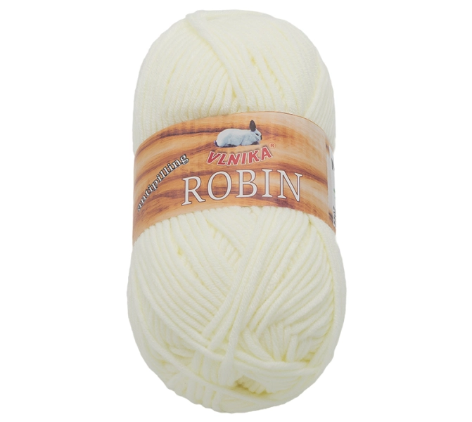 Bellatex Příze ROBIN 100g / 150 m Vanilková