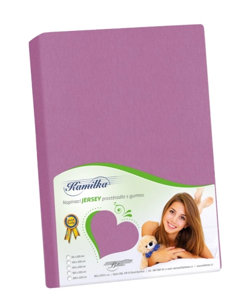 Bellatex Prostěradlo jersey  Fialová