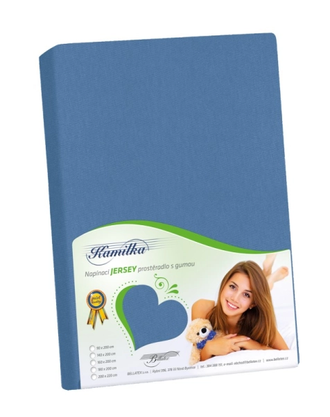 Bellatex Prostěradlo jersey  Tmavě modrá