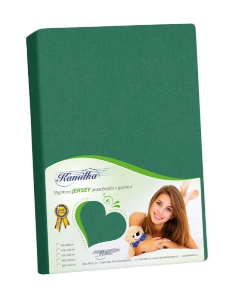 Bellatex Prostěradlo jersey  Zelená