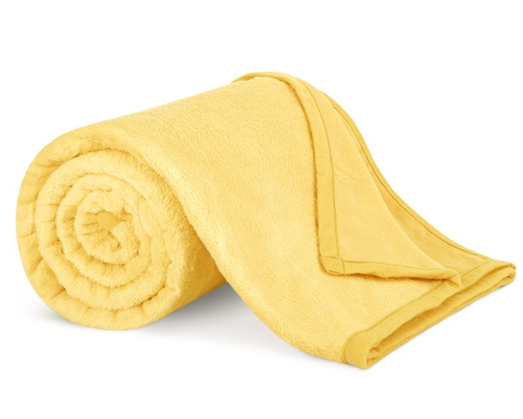 Bellatex Přikrývka Korall micro jednolůžko 150x200 cm Vanilková