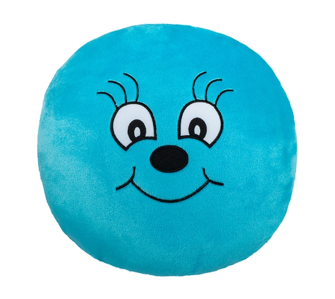 Bellatex Polštářek Kulička 35 cm, (průměr) Modrá