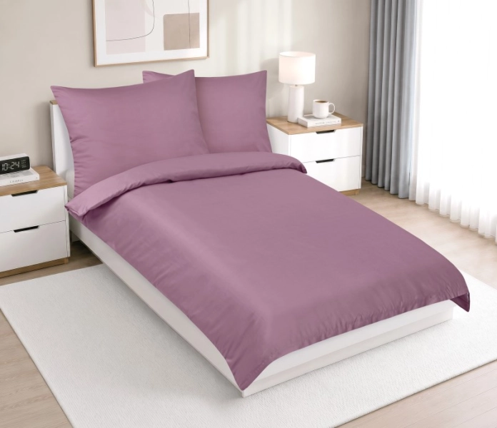 Bellatex Povlečení bavlněné LUX 140x200, 70x90 cm Burgundy