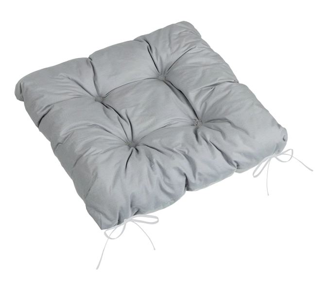 Bellatex Sedák Adéla prošívaný 40x40 cm Šedá