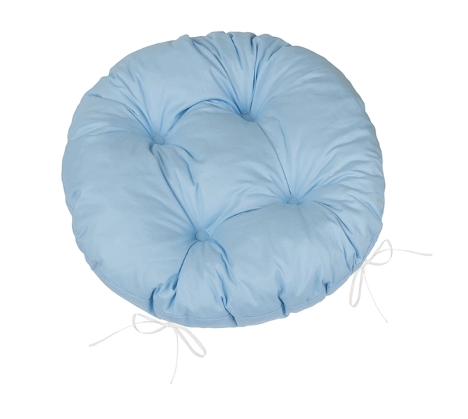 Bellatex Sedák Adéla prošívaný kulatý průměr 40 cm Modrá