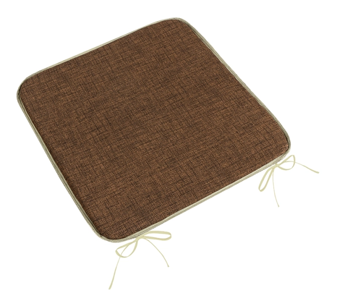 Bellatex Sedák LADA hladký 40x40 cm Hnědá