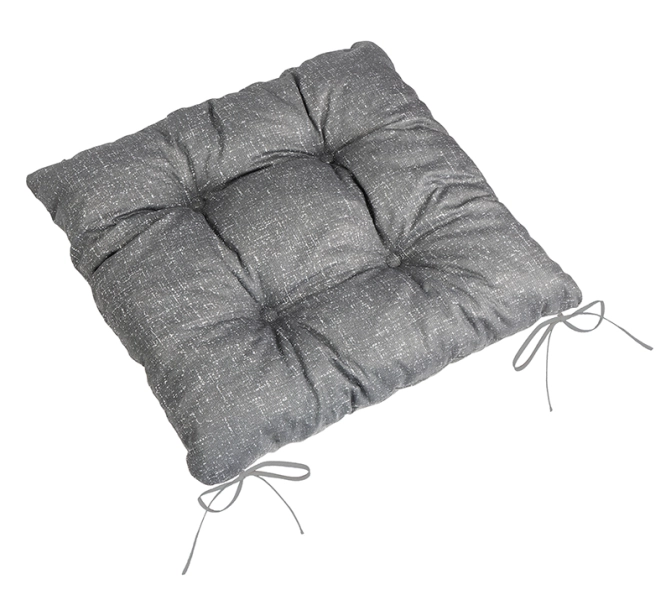 Bellatex Sedák LADA prošívaný 40x40 cm Šedá,Bílá
