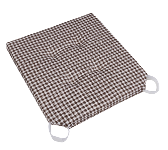 Bellatex Sedák hladký Ulla 40x40 cm Kostička Hnědá
