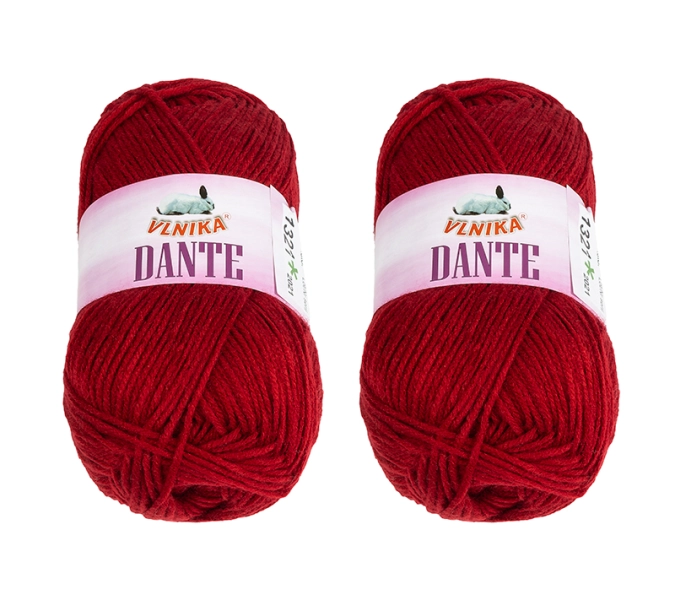 Bellatex SET 2ks Příze DANTE 100g / 160 m Vínová