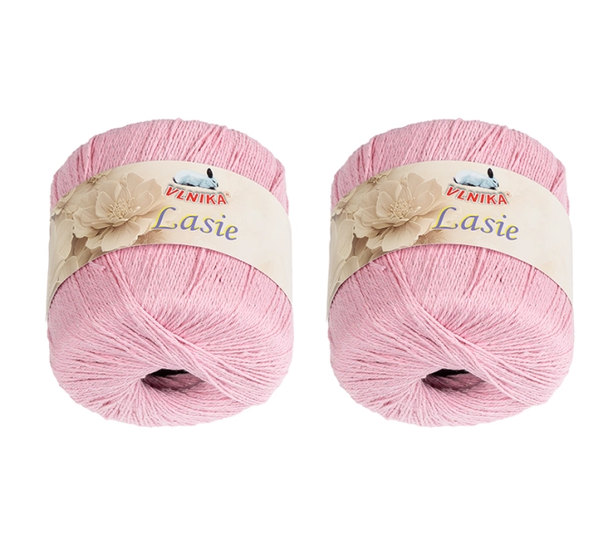 Bellatex SET 2ks Příze LASIE 50g / 150 m Růžová