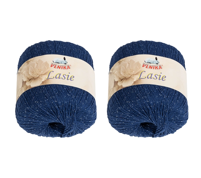 Bellatex SET 2ks Příze LASIE 50g / 150 m Modrá