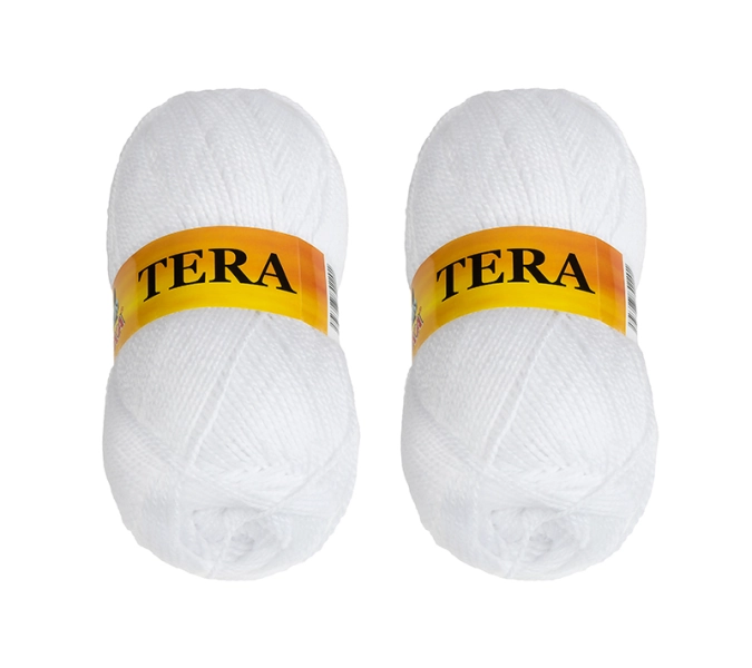 Bellatex SET 2ks Příze TERA 100g / 310 m Bílá