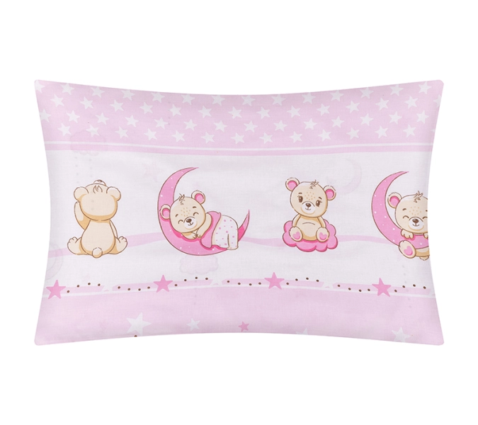 Bellatex Polštářek VIOLA 40x60 cm Medvídek Růžová,Bílá