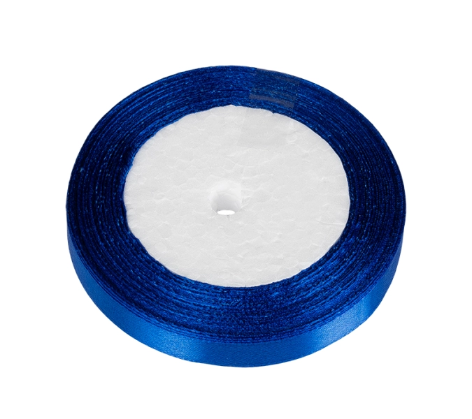 Bellatex Stuha saténová 12 mm / 22,5 m Modrá