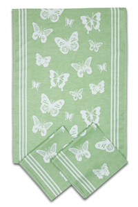 Svitap Utěrka Extra savá Motýlci zelená - 3 ks 50x70 cm balení 3 ks 
